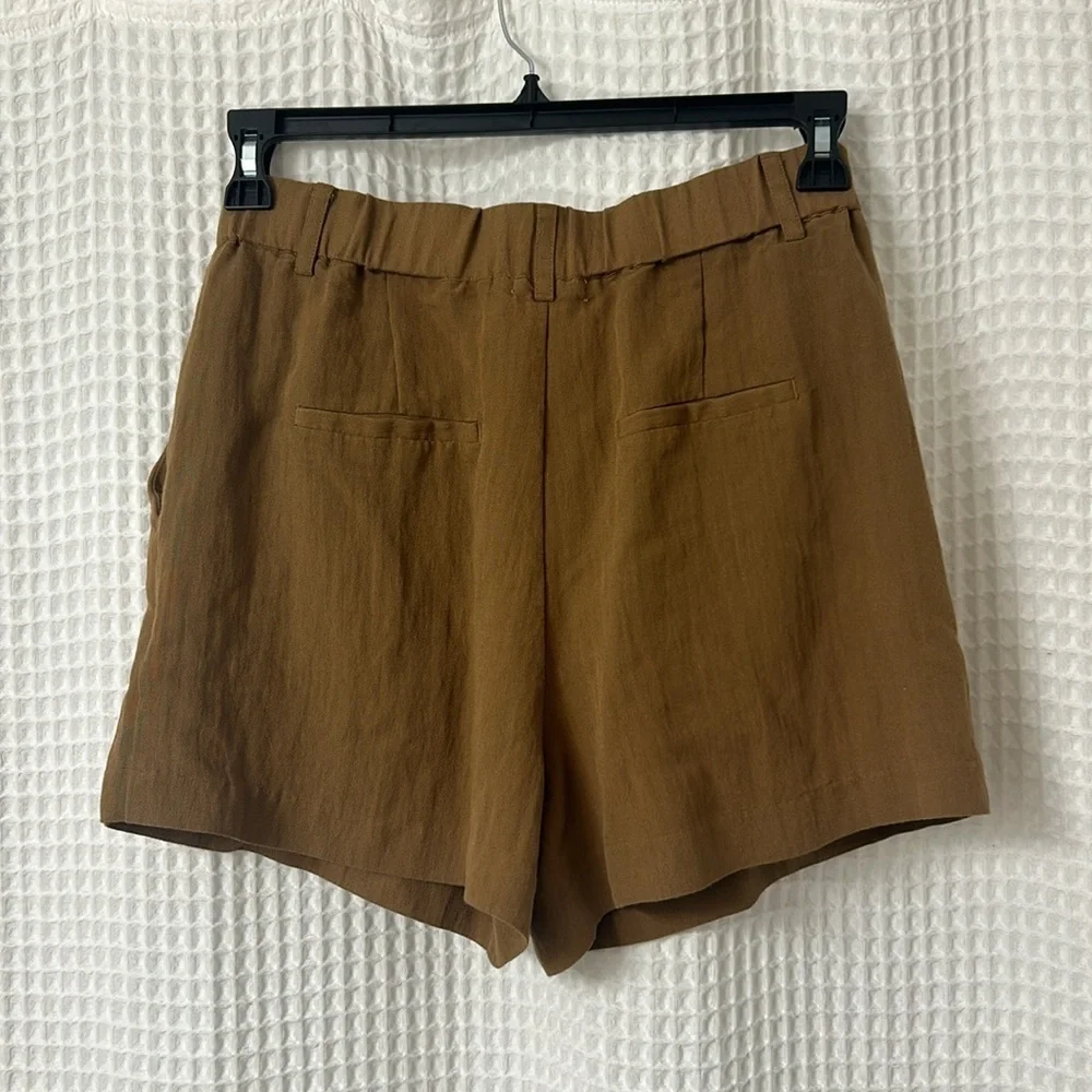Z Supply Lucy Airy Brown Flowy Shorts Large